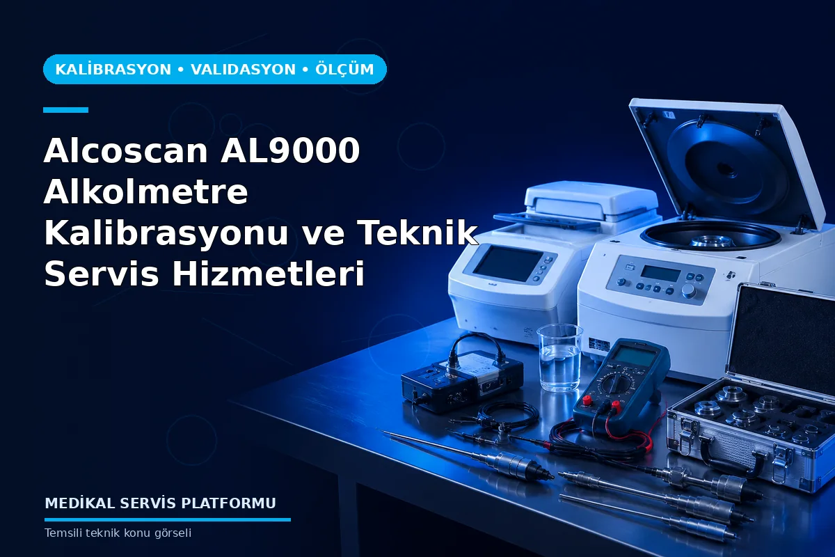 Alcoscan AL9000 Alkolmetre Kalibrasyonu ve Teknik Servis Hizmetleri Alcoscan AL9000 Alkolmetre Kalibrasyonu ve Teknik Servis Hizmetleri konusunu açıklayan temsili teknik görsel