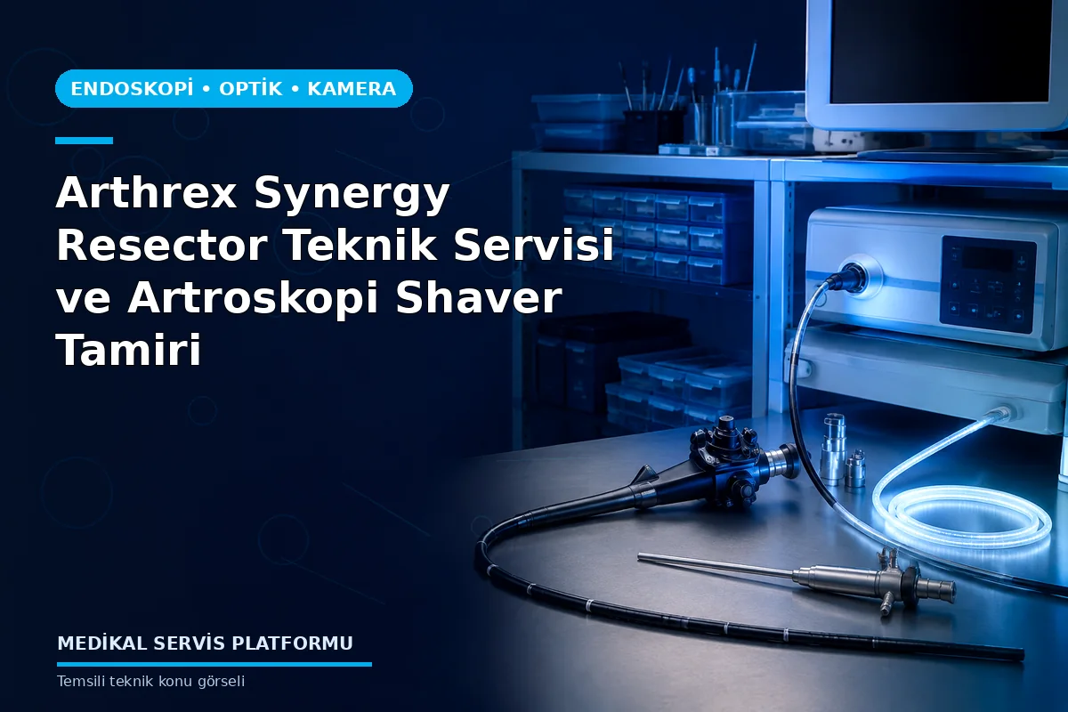 Arthrex Synergy Resector Teknik Servisi ve Artroskopi Shaver Tamiri Arthrex Synergy Resector Teknik Servisi ve Artroskopi Shaver Tamiri konusunu açıklayan temsili teknik görsel