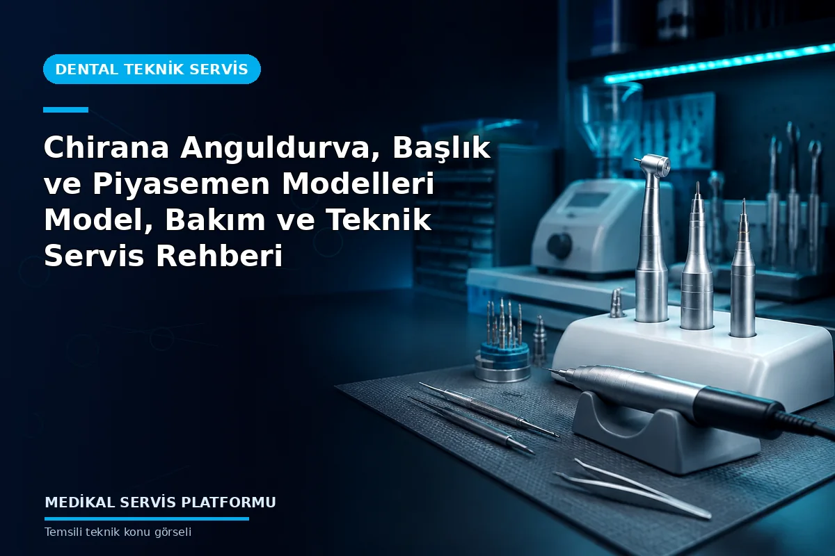 Chirana Anguldurva, Başlık ve Piyasemen Modelleri Model, Bakım ve Teknik Servis Rehberi konusunu açıklayan temsili teknik görsel