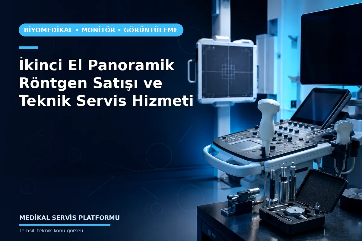 İkinci El Panoramik Röntgen Satışı ve Teknik Servis Hizmeti konusunu açıklayan temsili teknik görsel
