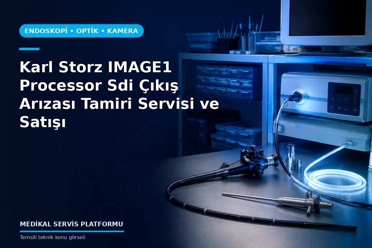 Karl Storz IMAGE1 Processor Sdi Çıkış Arızası Tamiri Servisi ve Satışı Karl Storz IMAGE1 Processor Sdi Çıkış Arızası Tamiri Servisi ve Satışı konusunu açıklayan temsili teknik görsel
