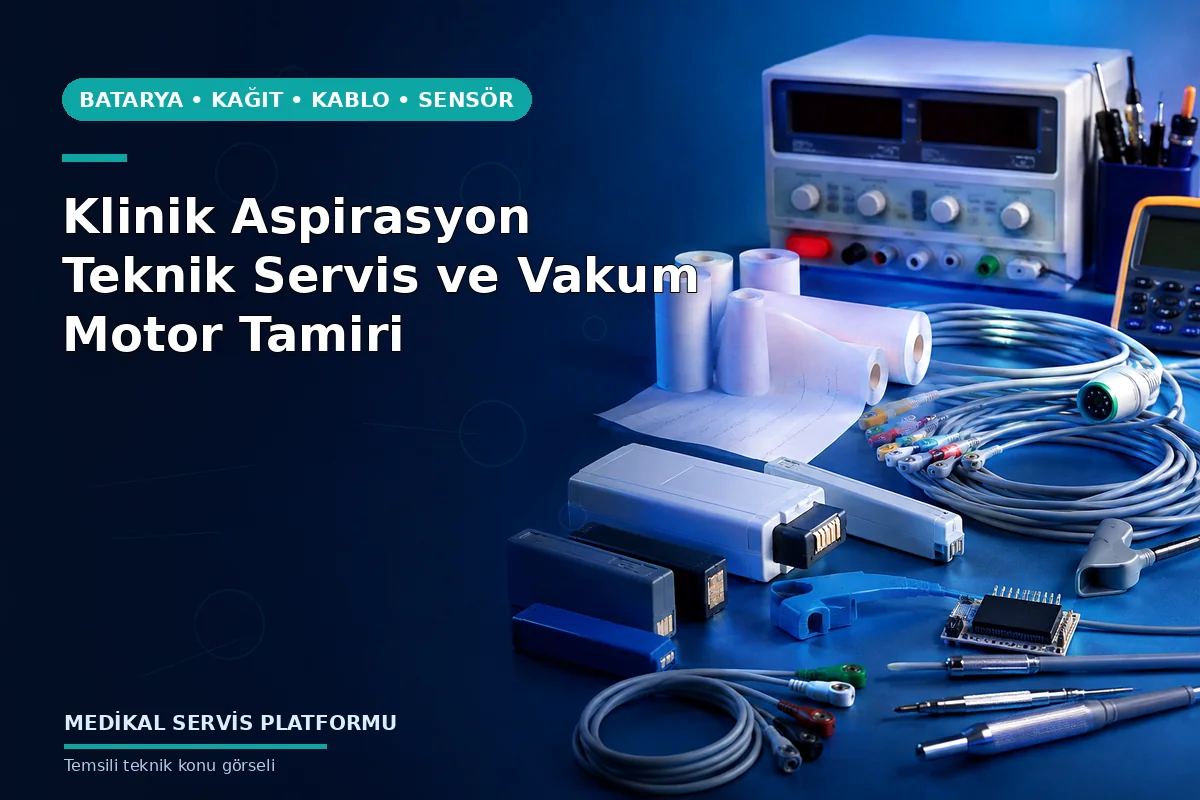 Klinik Aspirasyon Teknik Servis ve Vakum Motor Tamiri Klinik Aspirasyon Teknik Servis ve Vakum Motor Tamiri konusunu açıklayan temsili teknik görsel