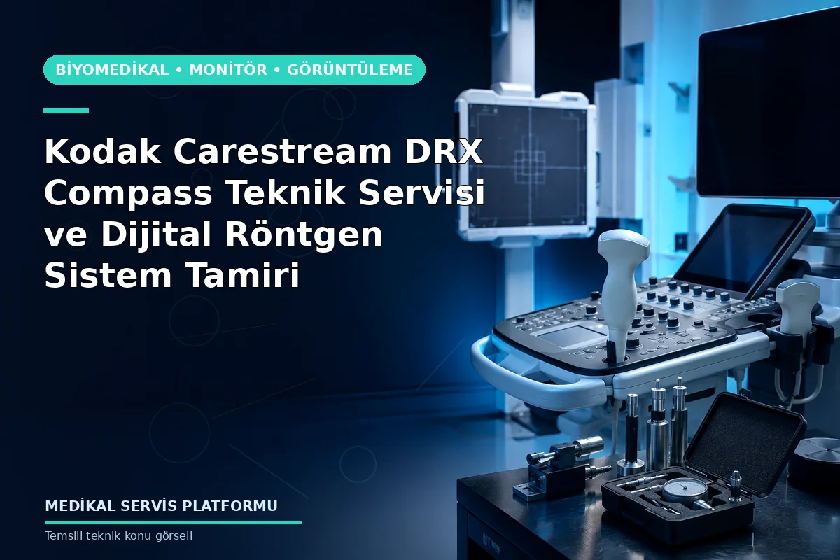 Kodak Carestream DRX Compass Teknik Servisi ve Dijital Röntgen Sistem Tamiri Kodak Carestream DRX Compass Teknik Servisi ve Dijital Röntgen Sistem Tamiri konusunu açıklayan temsili teknik görsel
