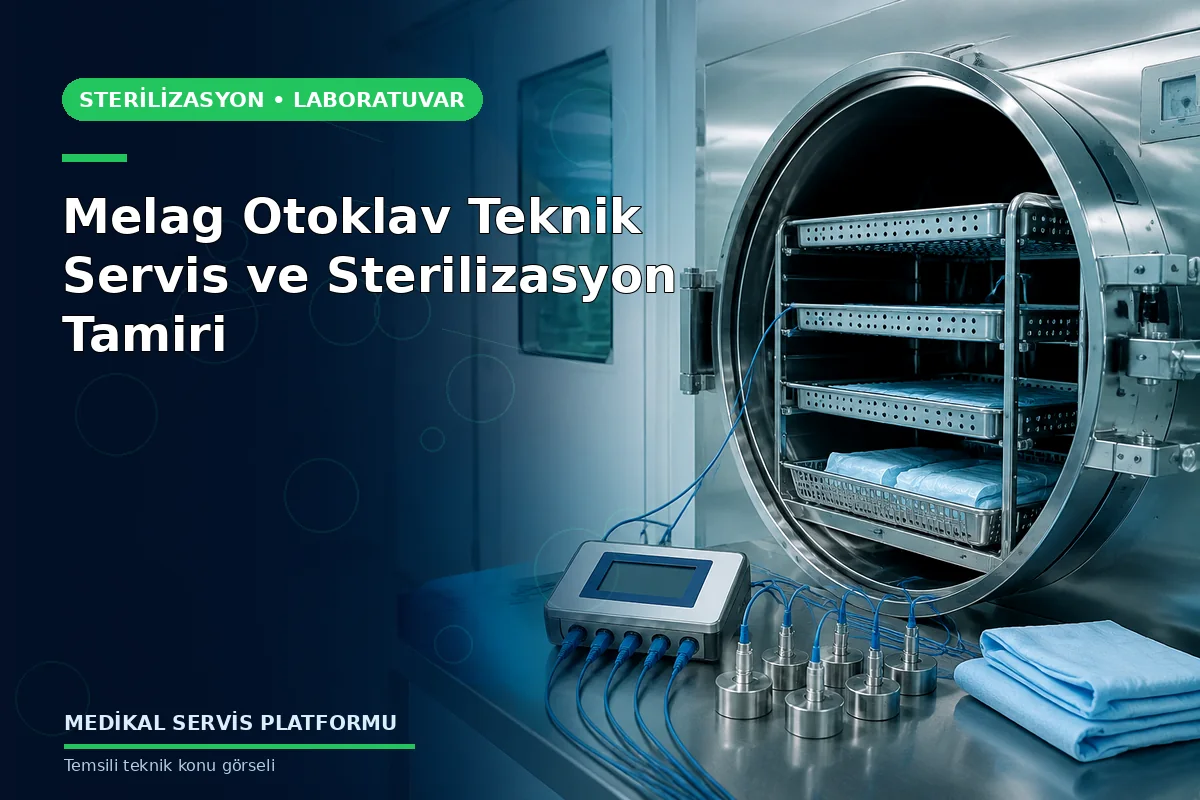 Melag Otoklav Teknik Servis ve Sterilizasyon Tamiri Melag Otoklav Teknik Servis ve Sterilizasyon Tamiri konusunu açıklayan temsili teknik görsel