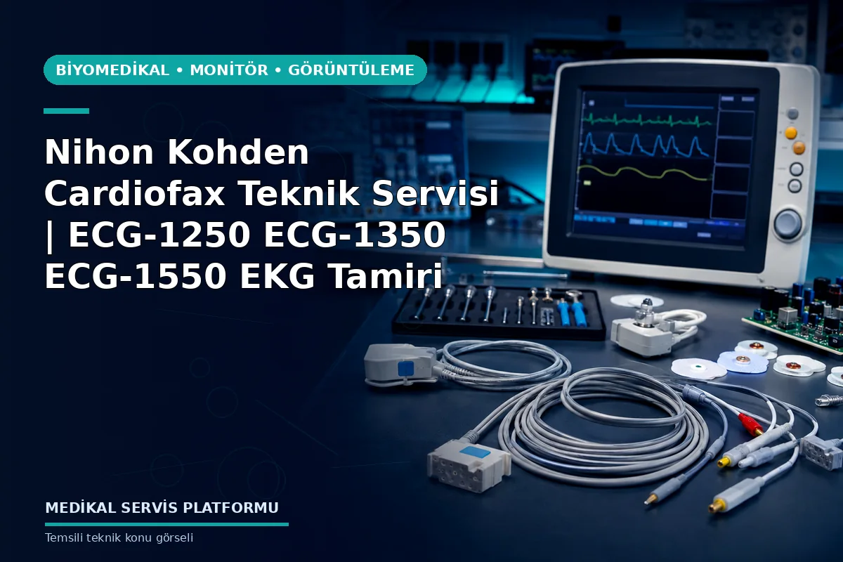 Nihon Kohden Cardiofax Teknik Servisi | ECG-1250 ECG-1350 ECG-1550 EKG Tamiri Nihon Kohden Cardiofax Teknik Servisi | ECG-1250 ECG-1350 ECG-1550 EKG Tamiri konusunu açıklayan temsili teknik görsel