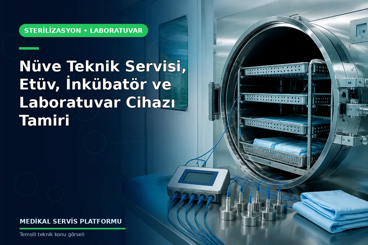 Nüve Teknik Servisi, Etüv, İnkübatör ve Laboratuvar Cihazı Tamiri Nüve Teknik Servisi, Etüv, İnkübatör ve Laboratuvar Cihazı Tamiri konusunu açıklayan temsili teknik görsel