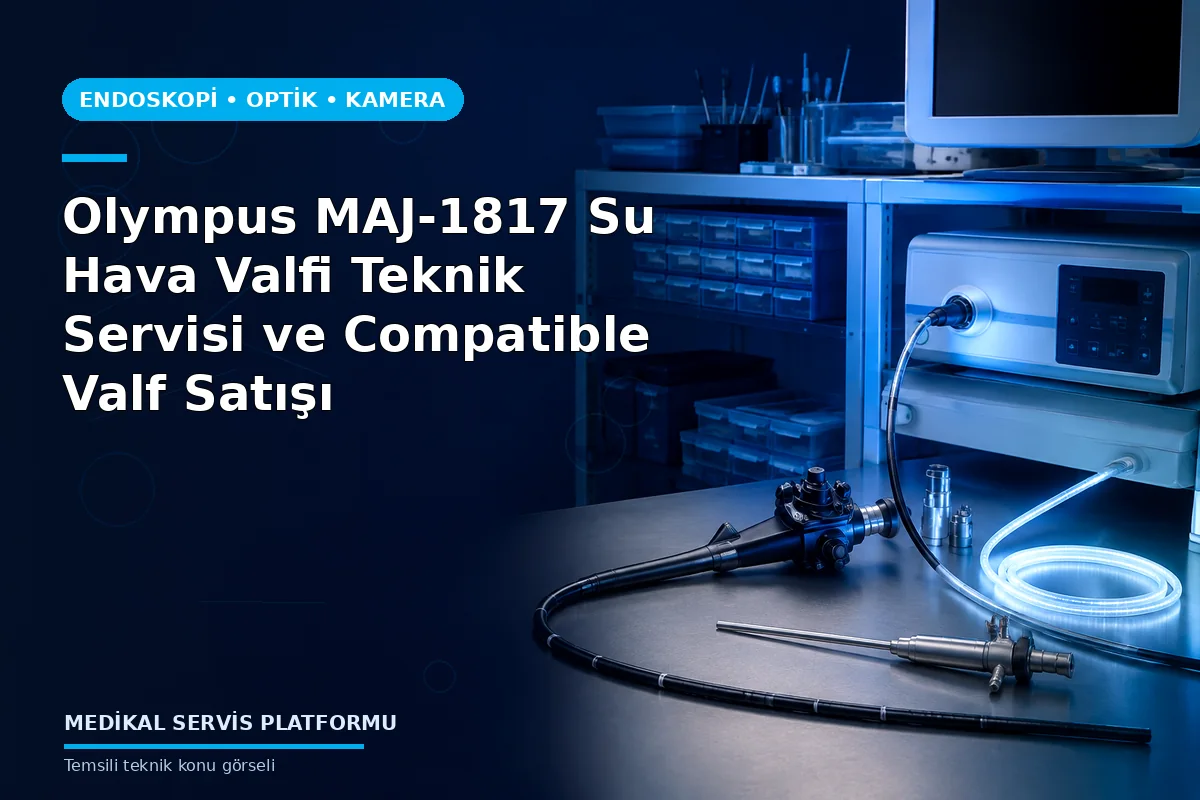 Olympus MAJ-1817 Su Hava Valfi Teknik Servisi ve Compatible Valf Satışı konusunu açıklayan temsili teknik görsel
