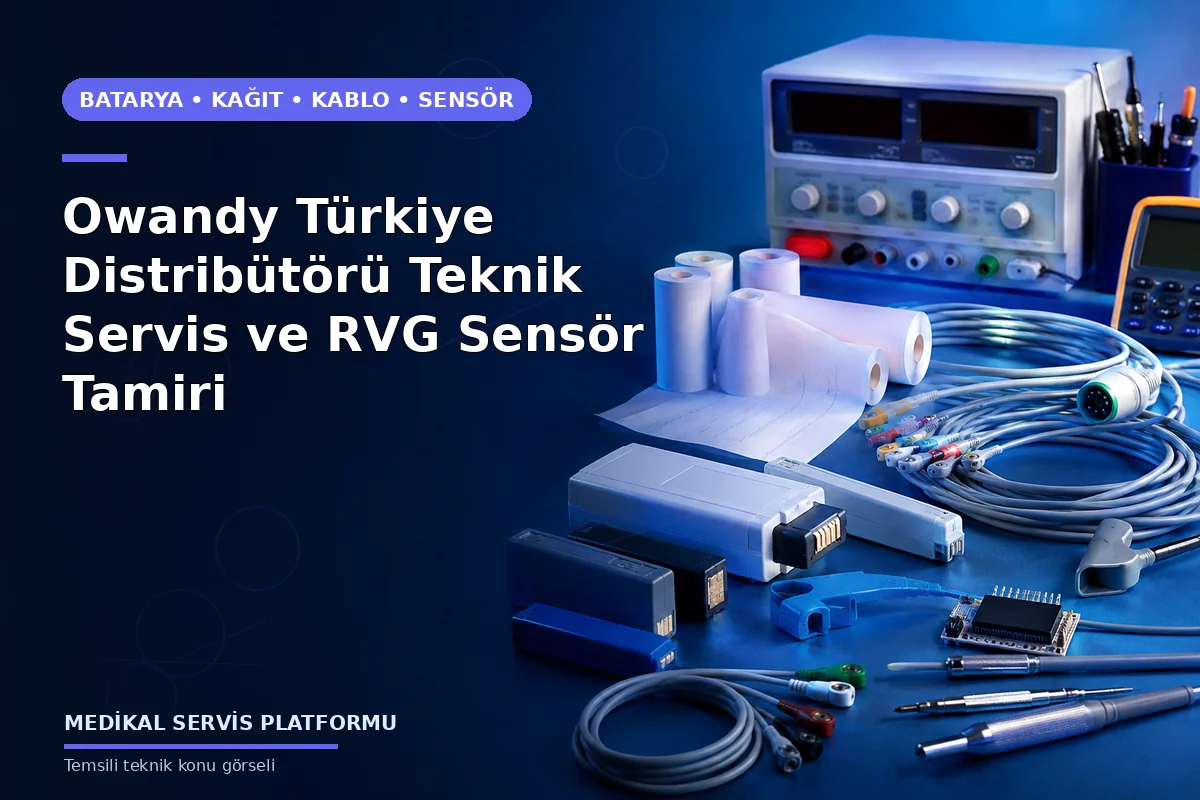 Owandy Türkiye Distribütörü Nasıl Doğrulanır? Bağımsız Teknik Servis ve RVG Sensör Tamiri Owandy Türkiye Distribütörü Teknik Servis ve RVG Sensör Tamiri konusunu açıklayan temsili teknik görsel