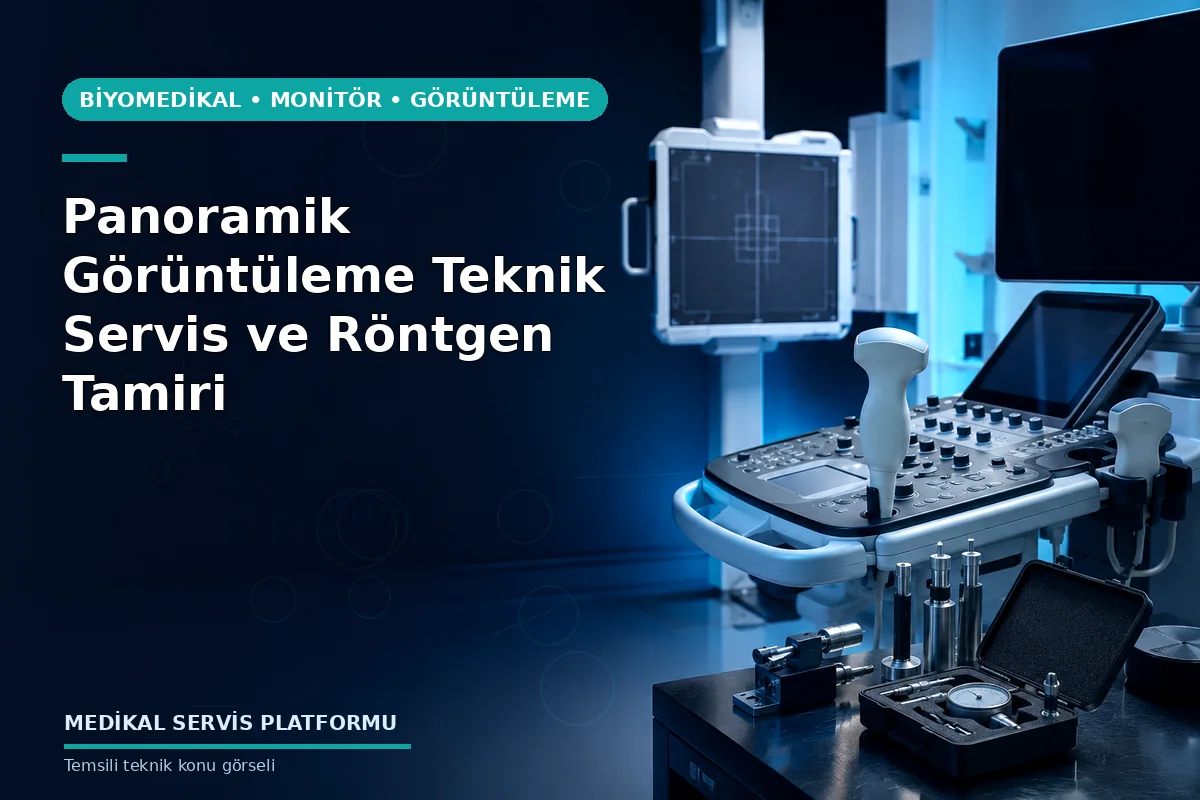 Panoramik Görüntüleme Teknik Servis ve Röntgen Tamiri konusunu açıklayan temsili teknik görsel