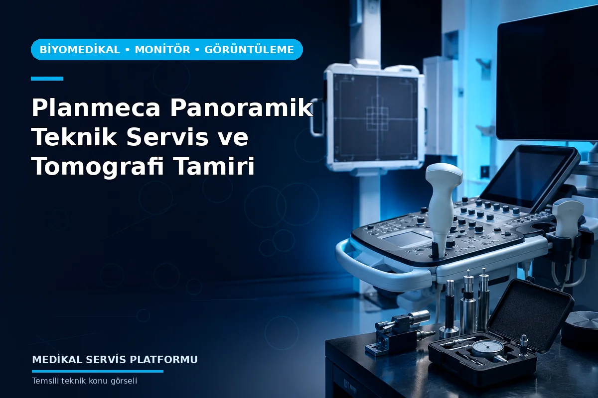 Planmeca Panoramik Teknik Servis ve Tomografi Tamiri konusunu açıklayan temsili teknik görsel