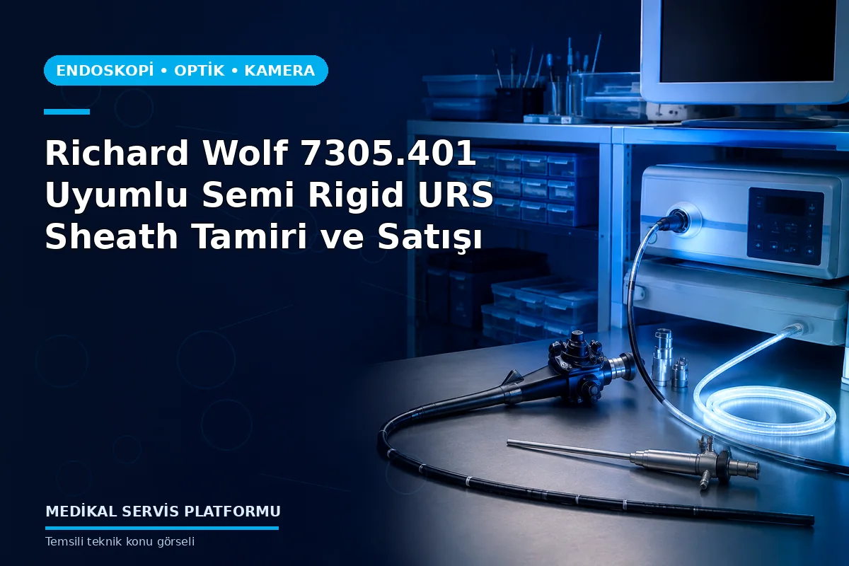 Richard Wolf 7305.401 Uyumlu Semi Rigid URS Sheath Tamiri ve Satışı Richard Wolf 7305.401 Uyumlu Semi Rigid URS Sheath Tamiri ve Satışı konusunu açıklayan temsili teknik görsel