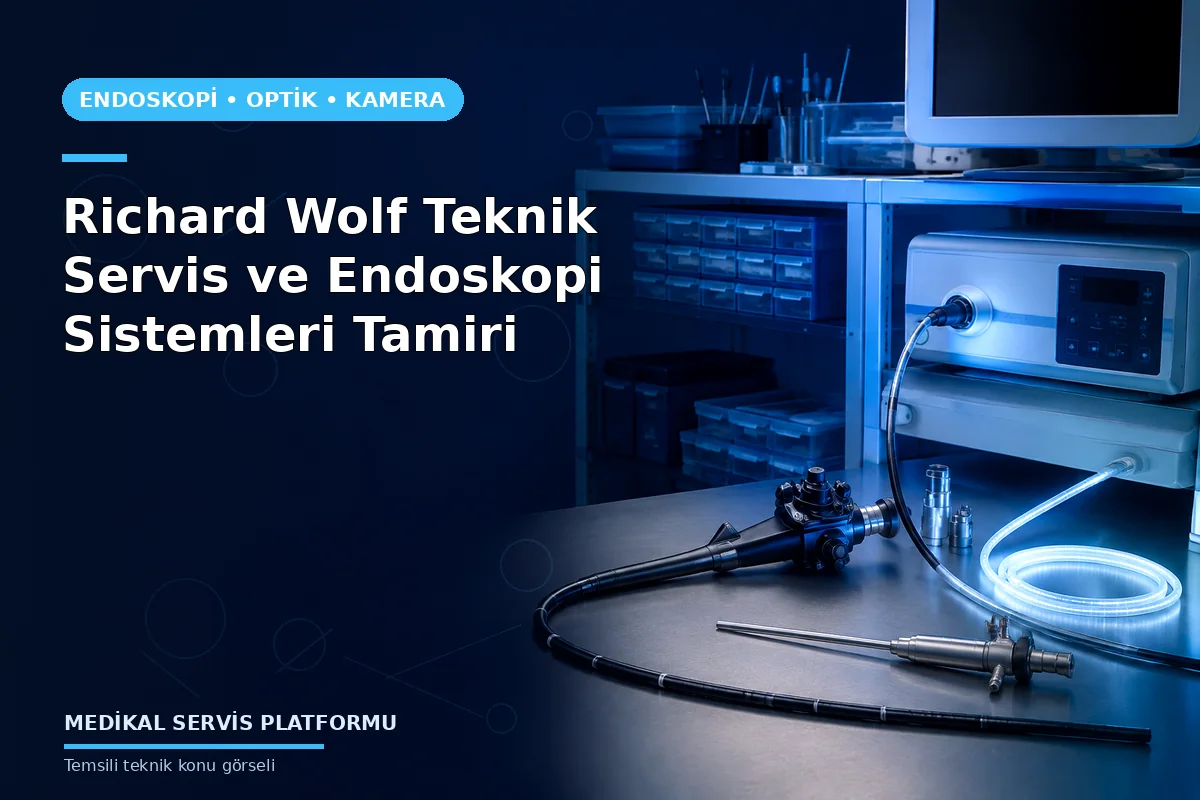 Richard Wolf Teknik Servis ve Endoskopi Sistemleri Tamiri Richard Wolf Teknik Servis ve Endoskopi Sistemleri Tamiri konusunu açıklayan temsili teknik görsel