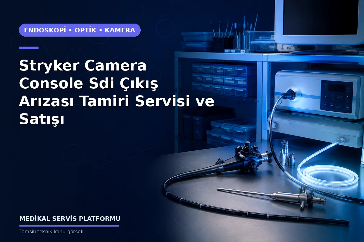 Stryker Camera Console Sdi Çıkış Arızası Tamiri Servisi ve Satışı Stryker Camera Console Sdi Çıkış Arızası Tamiri Servisi ve Satışı konusunu açıklayan temsili teknik görsel