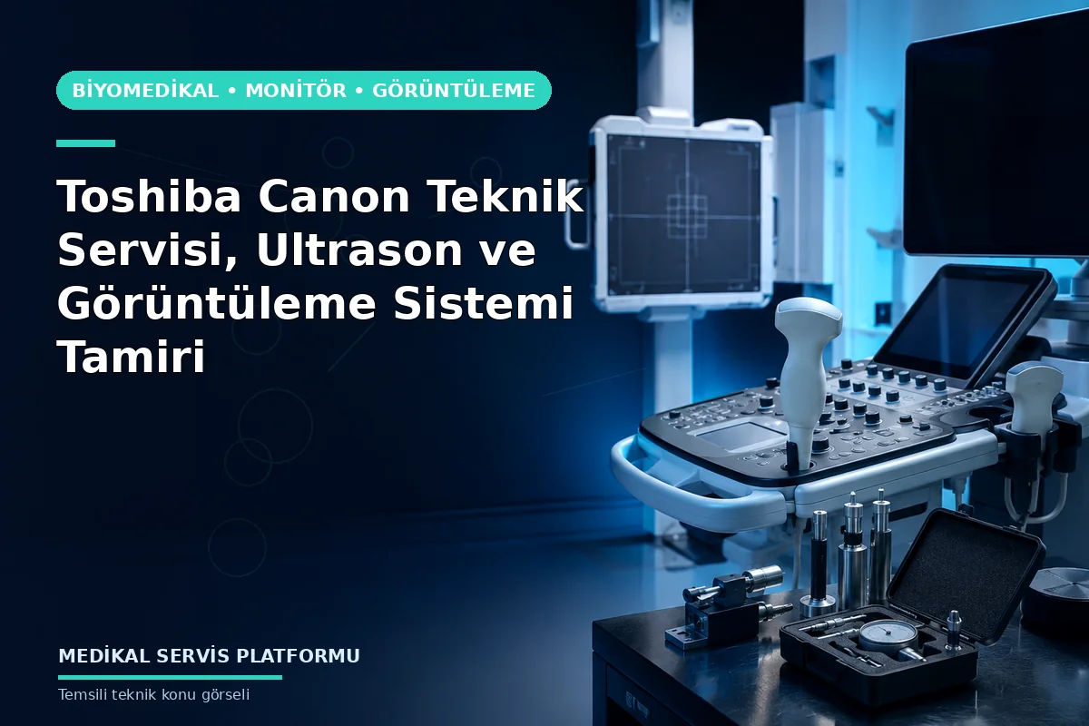 Toshiba Canon Teknik Servisi, Ultrason ve Görüntüleme Sistemi Tamiri Toshiba Canon Teknik Servisi, Ultrason ve Görüntüleme Sistemi Tamiri konusunu açıklayan temsili teknik görsel