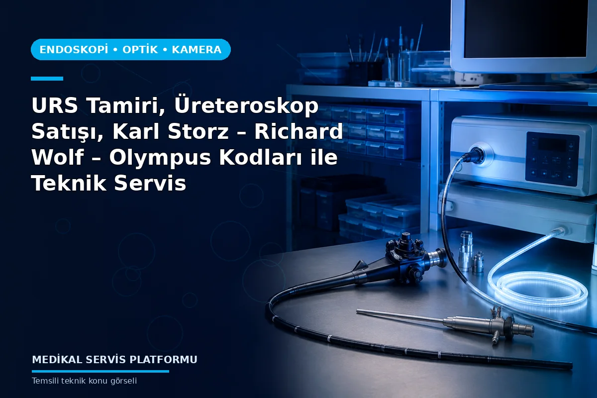 URS Tamiri, Üreteroskop Satışı, Karl Storz – Richard Wolf – Olympus Kodları ile Teknik Servis URS Tamiri, Üreteroskop Satışı, Karl Storz – Richard Wolf – Olympus Kodları ile Teknik Servis konusunu açıklayan temsili teknik görsel